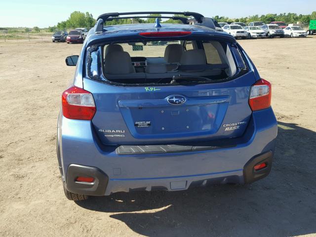 JF2GPADC7HH227334 - 2017 SUBARU CROSSTREK BLUE photo 9