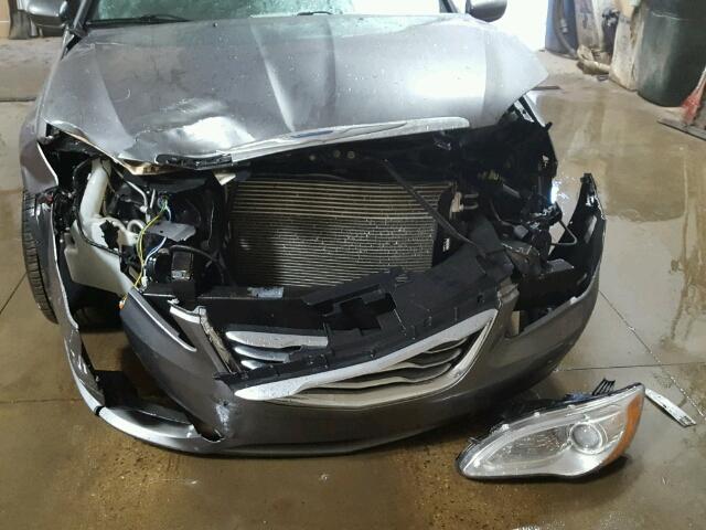 1C3CCBAB7CN104688 - 2012 CHRYSLER 200 SILVER photo 9