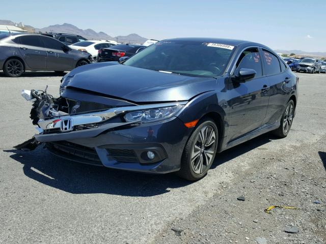 19XFC1F73GE034317 - 2016 HONDA CIVIC EXL ლურჯი ფოტო 2