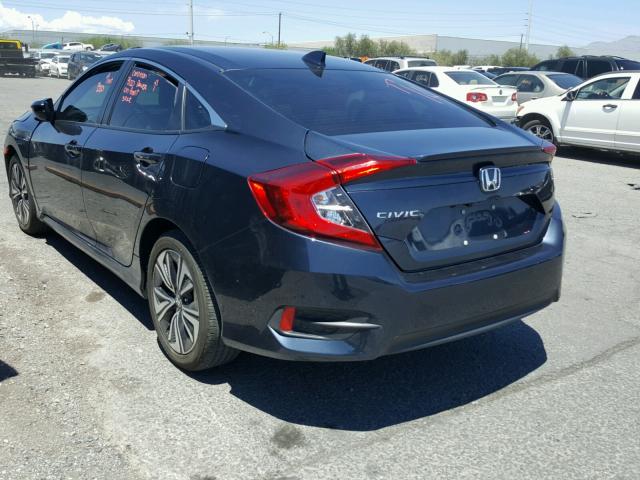19XFC1F73GE034317 - 2016 HONDA CIVIC EXL ლურჯი ფოტო 3