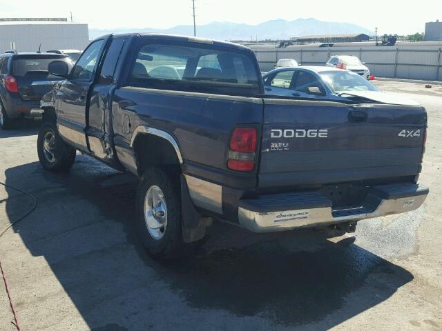 3B7HF13Z3WG162257 - 1998 DODGE RAM 1500 BLACK photo 3