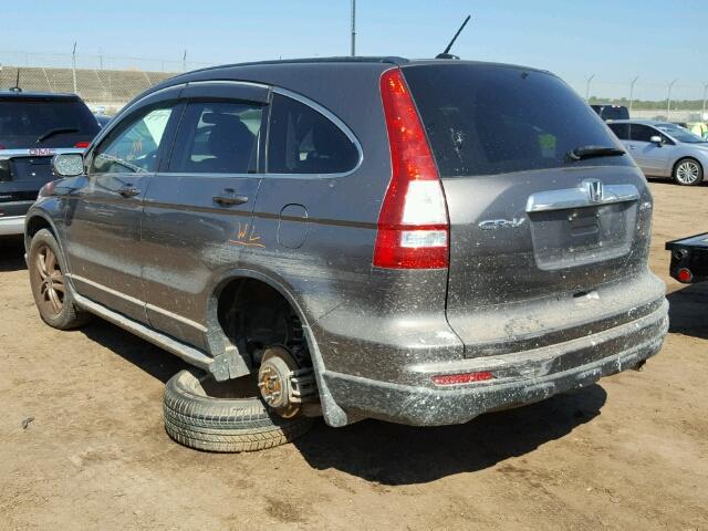 5J6RE4H72AL055075 - 2010 HONDA CR-V GRAY photo 3