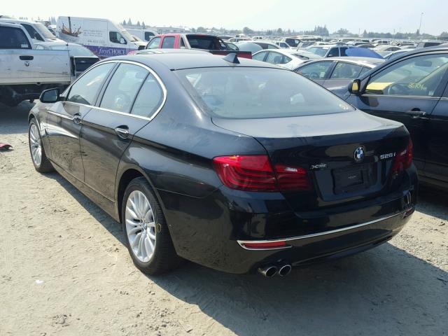 WBA5A7C54ED617434 - 2014 BMW 528 XI BLACK photo 3