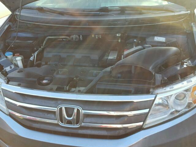 5FNRL5H41CB020041 - 2012 HONDA ODYSSEY EX BLUE photo 7