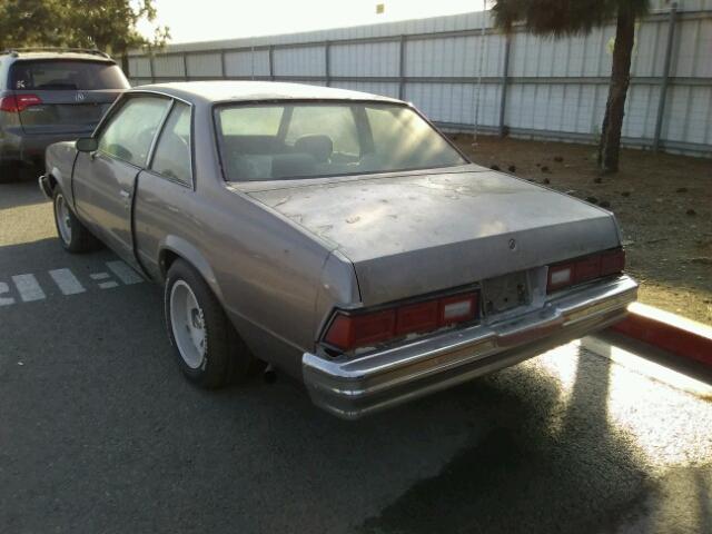 1W27H9B548653 - 1979 CHEVROLET MALIBU CLA GRAY photo 3