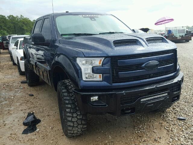 1FTEW1EF4GFA19259 - 2016 FORD F150 SUPER BLUE photo 1