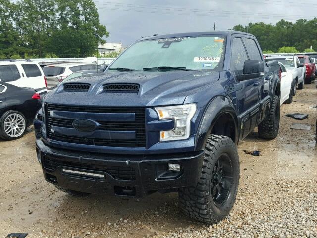 1FTEW1EF4GFA19259 - 2016 FORD F150 SUPER BLUE photo 2