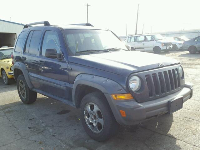 1J4GK38K15W577411 - 2005 JEEP LIBERTY RE BLUE photo 1