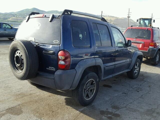 1J4GK38K15W577411 - 2005 JEEP LIBERTY RE BLUE photo 4
