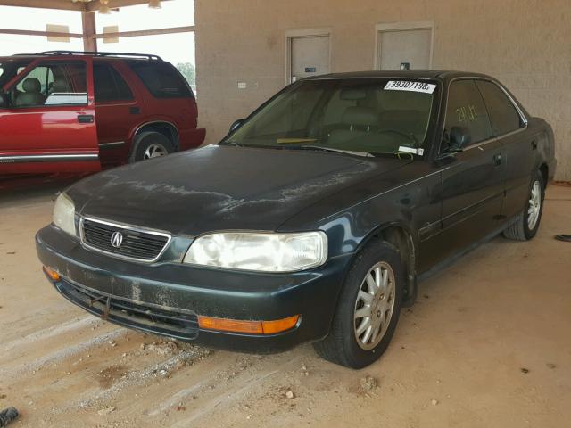 JH4UA2651VC001708 - 1997 ACURA 2.5TL GREEN photo 2