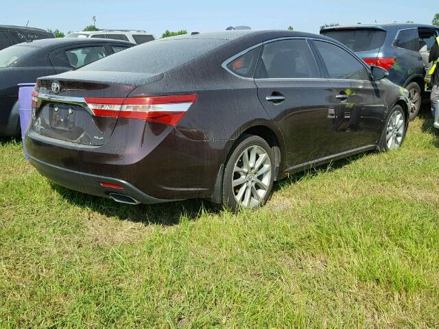 4T1BK1EB8EU114679 - 2014 TOYOTA AVALON BAS 栗色 照片 4