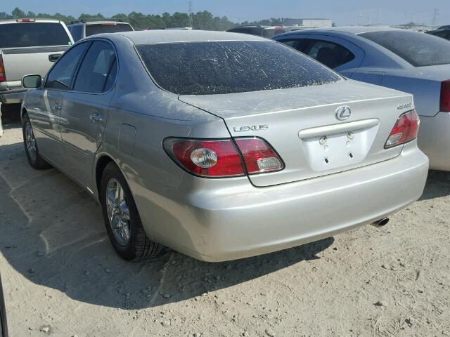 JTHBF30G220036361 - 2002 LEXUS ES 300 SILVER photo 3