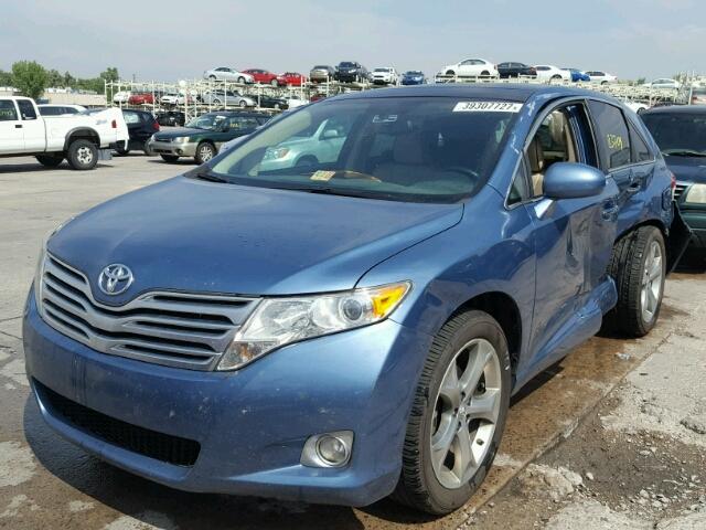 4T3BK3BB2CU066875 - 2012 TOYOTA VENZA LE BLUE photo 2