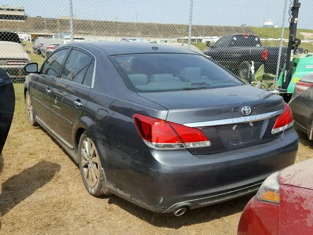 4T1BK3DB8BU408883 - 2011 TOYOTA AVALON BAS BLACK photo 3
