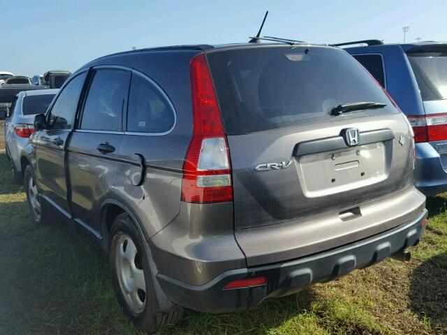 5J6RE38319L002970 - 2009 HONDA CR-V LX GRAY photo 3