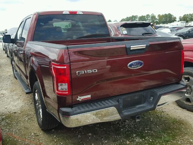 1FTEW1CP6GKD28959 - 2016 FORD F150 SUPER BROWN photo 3