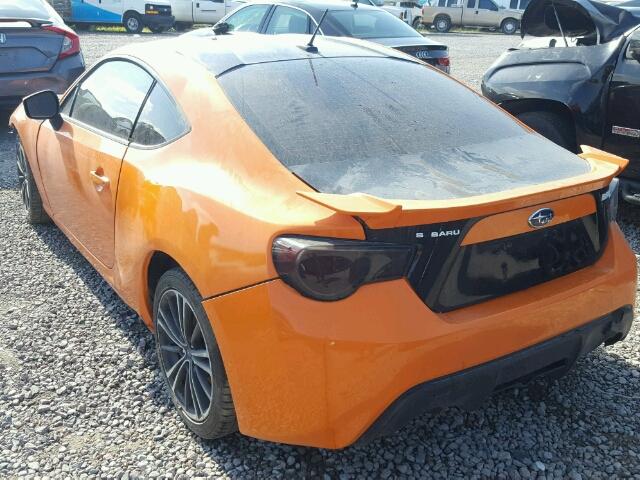 JF1ZCAC14E8601824 - 2014 SUBARU BRZ 2.0 LI ORANGE photo 3