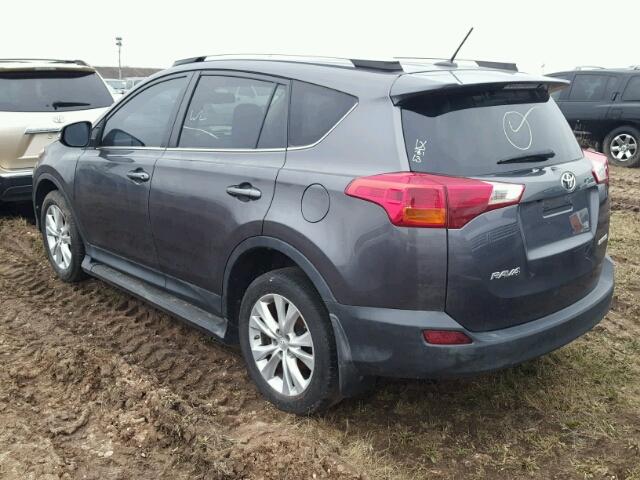 2T3YFREV7DW061521 - 2013 TOYOTA RAV4 GRAY photo 3