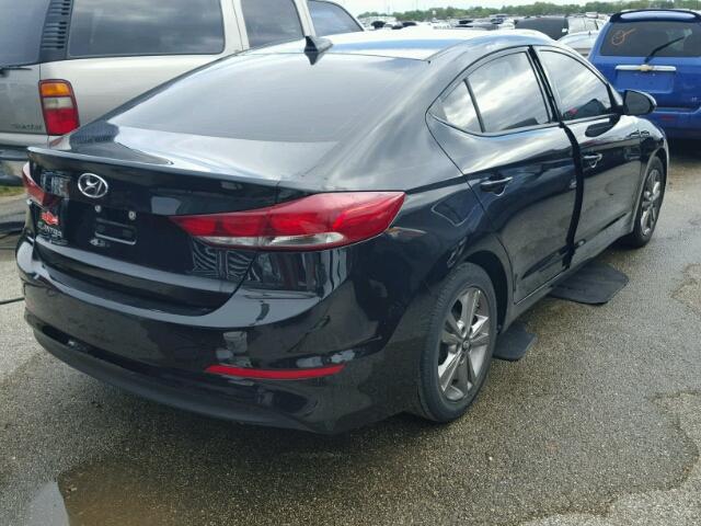 5NPD84LF0HH036268 - 2017 HYUNDAI ELANTRA SE BLACK photo 4