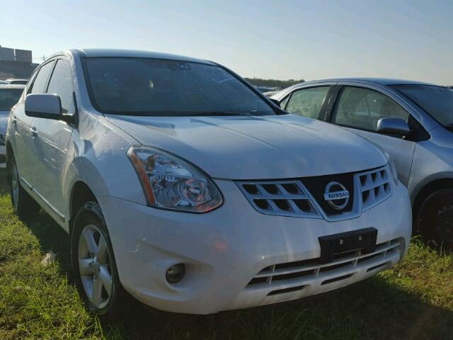 JN8AS5MT7DW012671 - 2013 NISSAN ROGUE S WHITE photo 1