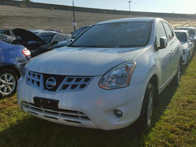 JN8AS5MT7DW012671 - 2013 NISSAN ROGUE S WHITE photo 2