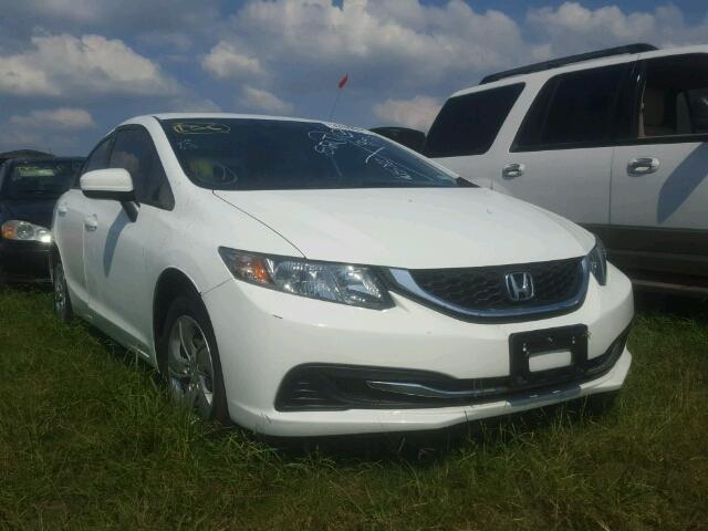 19XFB2F55EE064066 - 2014 HONDA CIVIC WHITE photo 1