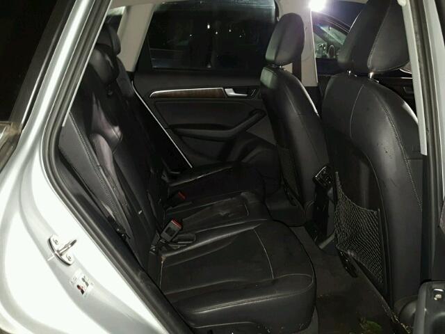 WA1CFAFP4DA033115 - 2013 AUDI Q5 SILVER photo 6