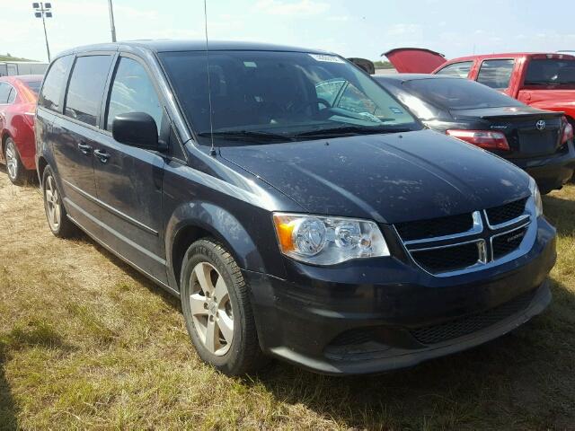 2C4RDGBG0ER291885 - 2014 DODGE GRAND CARA BLUE photo 1