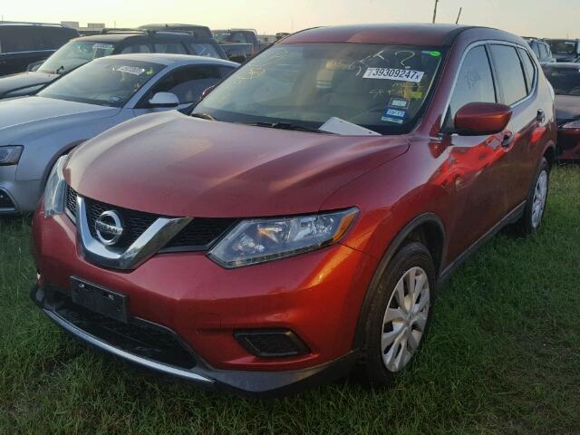 5N1AT2MN4GC755167 - 2016 NISSAN ROGUE MAROON photo 2