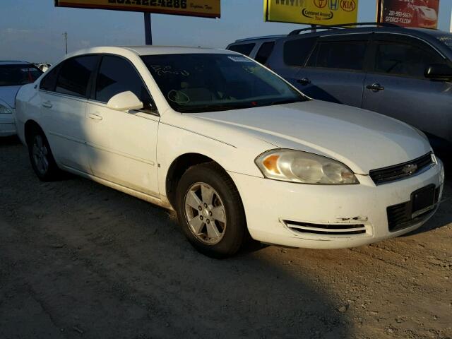 2G1WT55K969207874 - 2006 CHEVROLET IMPALA LT WHITE photo 1