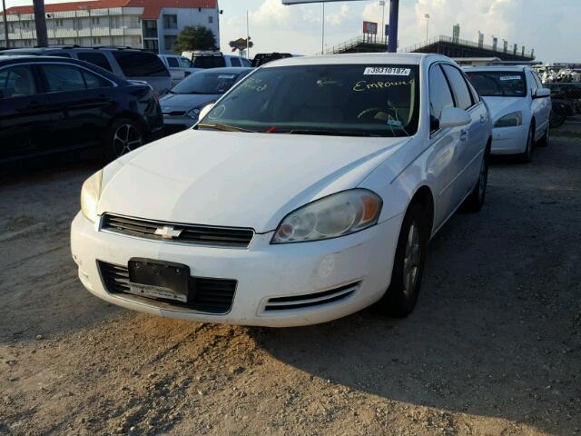 2G1WT55K969207874 - 2006 CHEVROLET IMPALA LT WHITE photo 2