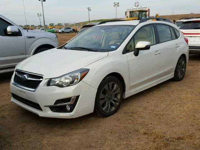 JF1GPAU66G8290325 - 2016 SUBARU IMPREZA CREAM photo 2