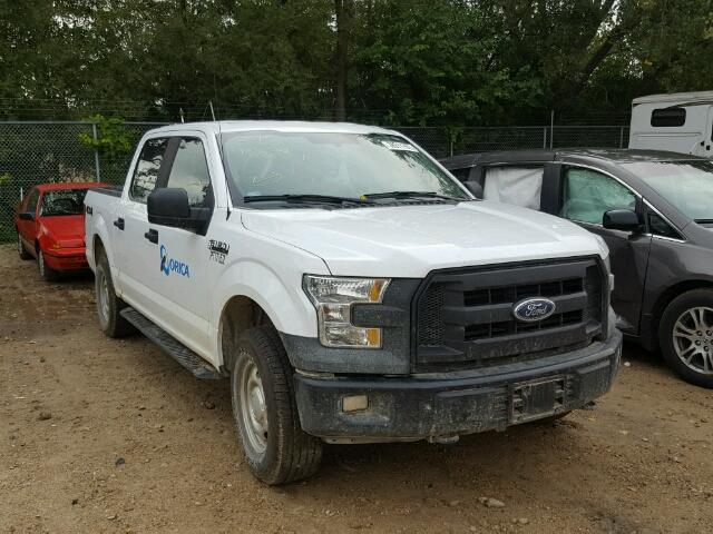 1FTEW1E85HKC47314 - 2017 FORD F150 SUPER WHITE photo 1