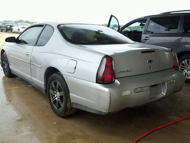 2G1WW12E339107540 - 2003 CHEVROLET MONTE CARL 银色 照片 3