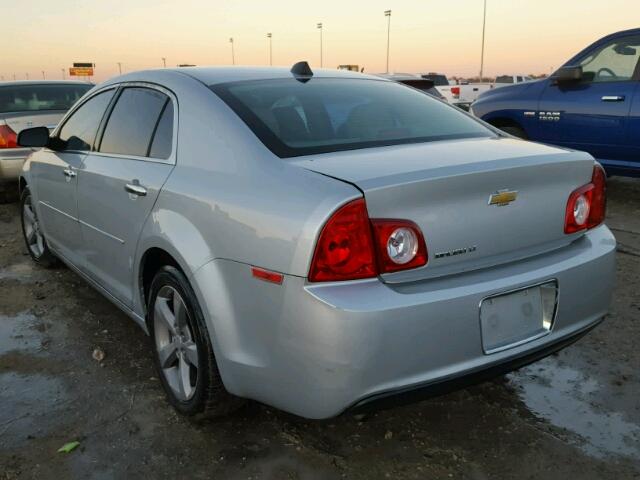 1G1ZC5EU8CF290358 - 2012 CHEVROLET MALIBU SILVER photo 3