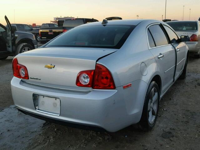1G1ZC5EU8CF290358 - 2012 CHEVROLET MALIBU 银色 照片 4