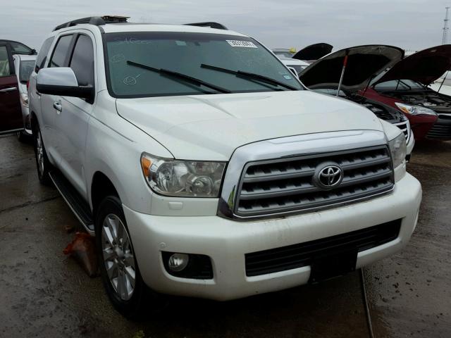 5TDYY5G1XDS044632 - 2013 TOYOTA SEQUOIA WHITE photo 1