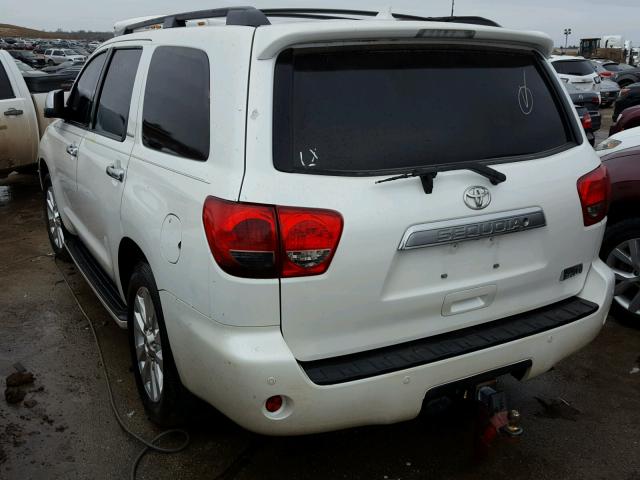 5TDYY5G1XDS044632 - 2013 TOYOTA SEQUOIA WHITE photo 3