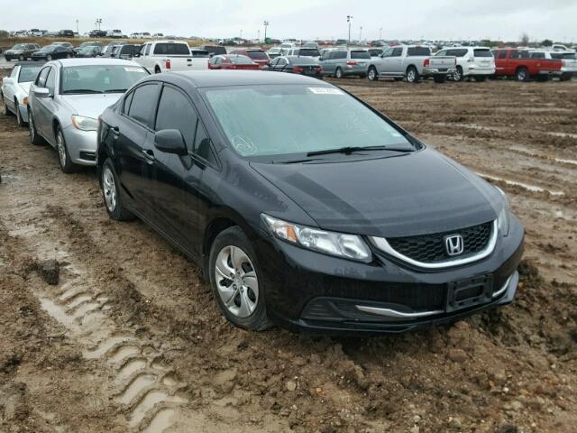 2HGFB2F59DH565451 - 2013 HONDA CIVIC BLACK photo 1