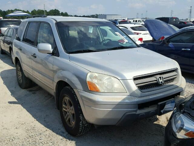 2HKYF18604H515198 - 2004 HONDA PILOT SILVER photo 1