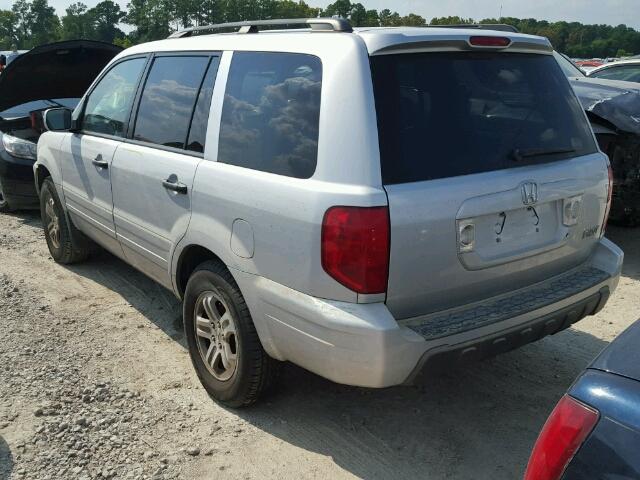 2HKYF18604H515198 - 2004 HONDA PILOT SILVER photo 3