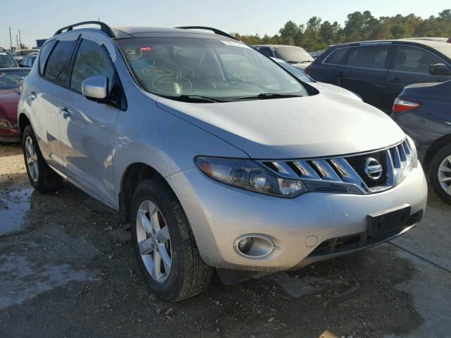 JN8AZ1MW8AW108612 - 2010 NISSAN MURANO SILVER photo 1