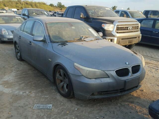 WBANA73564B810047 - 2004 BMW 530 SILVER photo 1