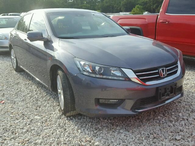 1HGCR3F89FA020303 - 2015 HONDA ACCORD EXL GRAY photo 1