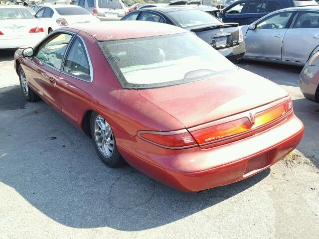 1LNFM92V8WY677170 - 1998 LINCOLN MARK VIII RED photo 3