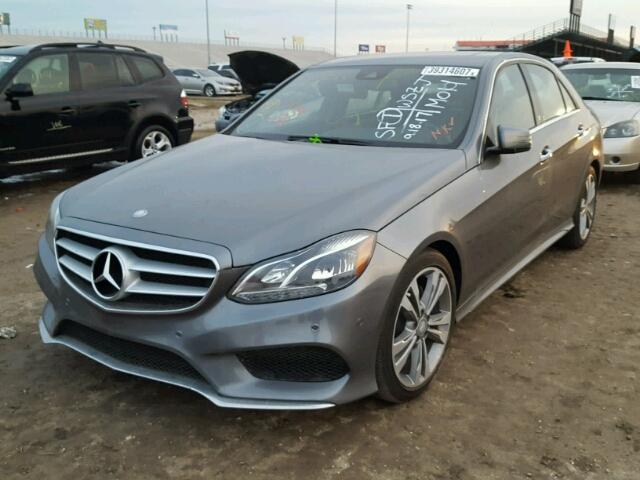 WDDHF5KBXGB224667 - 2016 MERCEDES-BENZ E GRAY photo 2