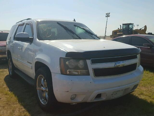 1GNFC13J37R215817 - 2007 CHEVROLET TAHOE C150 WHITE photo 1