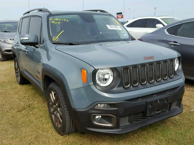 ZACCJABW5GPE04188 - 2016 JEEP RENEGADE L GRAY photo 1