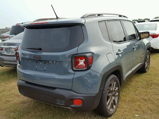 ZACCJABW5GPE04188 - 2016 JEEP RENEGADE L GRAY photo 4