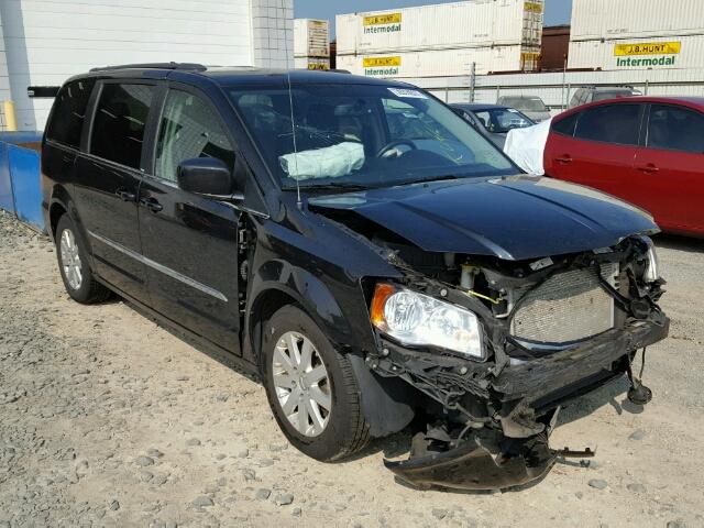 2C4RC1BG4DR604791 - 2013 CHRYSLER TOWN & COU BLACK photo 1